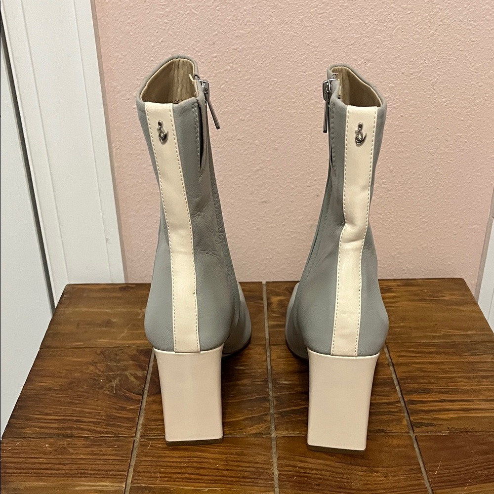 Sam Edelman Light Gray Heeled Boots - Picture 3 of 7